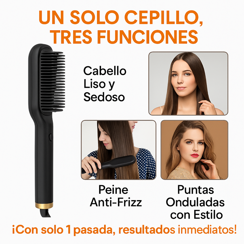 Cepillo Eléctrico Alisador ✅