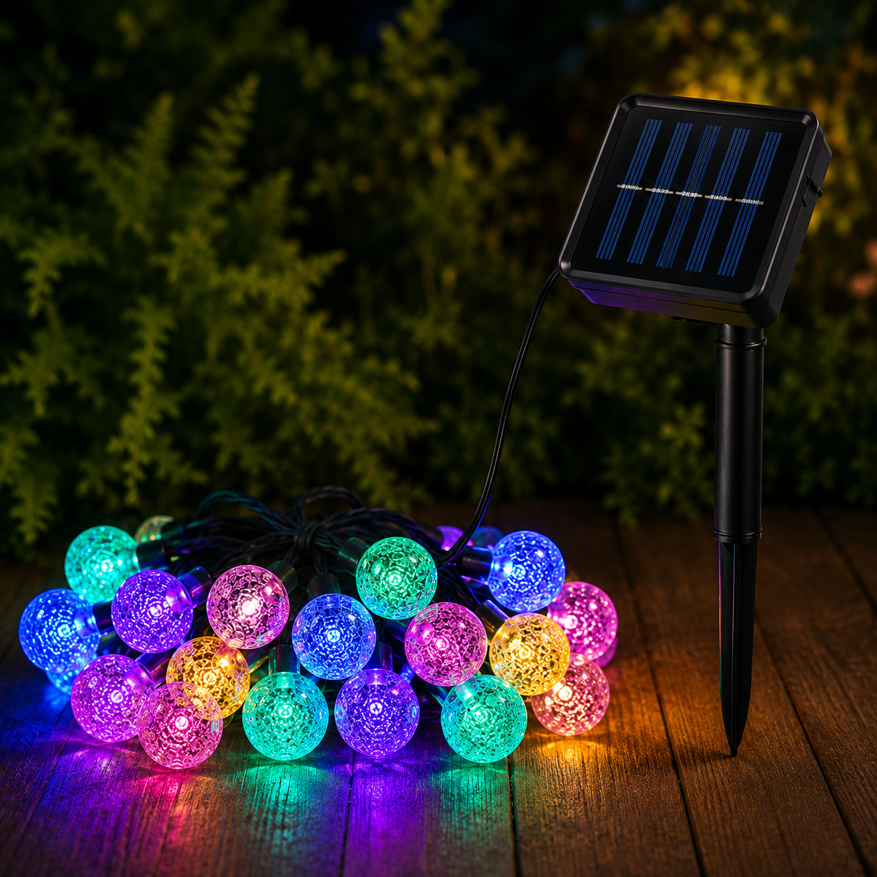 ✨ Guirnalda Solar LED 20 Luces Decorativas