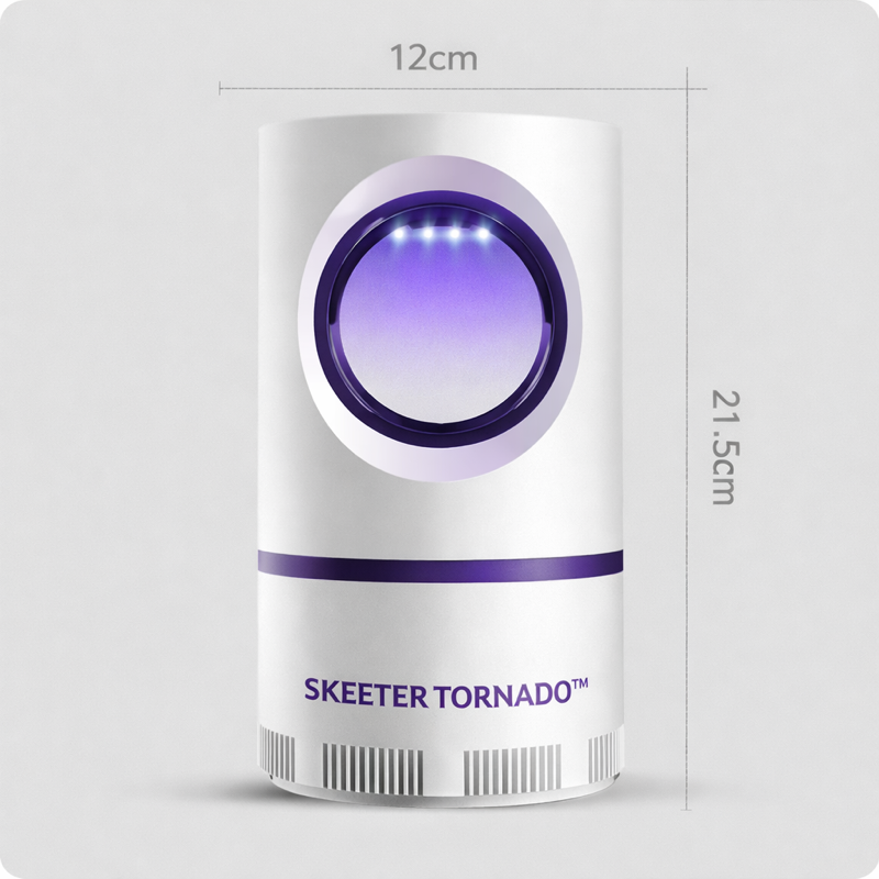 🦟 Lámpara Atrapa Mosquitos USB (Luz UV + Succión Silenciosa)