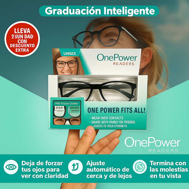 One Power Readers™ - Lentes con Graduación Inteligente