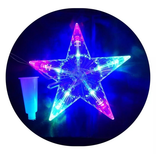 Estrella Navideña con Luces LED