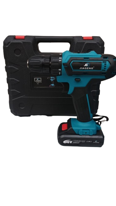 Taladro Inalámbrico de Impacto 48V con 2 Baterías + Kit 24 Accesorios