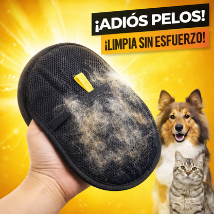 🥇 Guante Removedor de Pelo 2 x 1 - Acaricia y Limpia al Mismo Tiempo