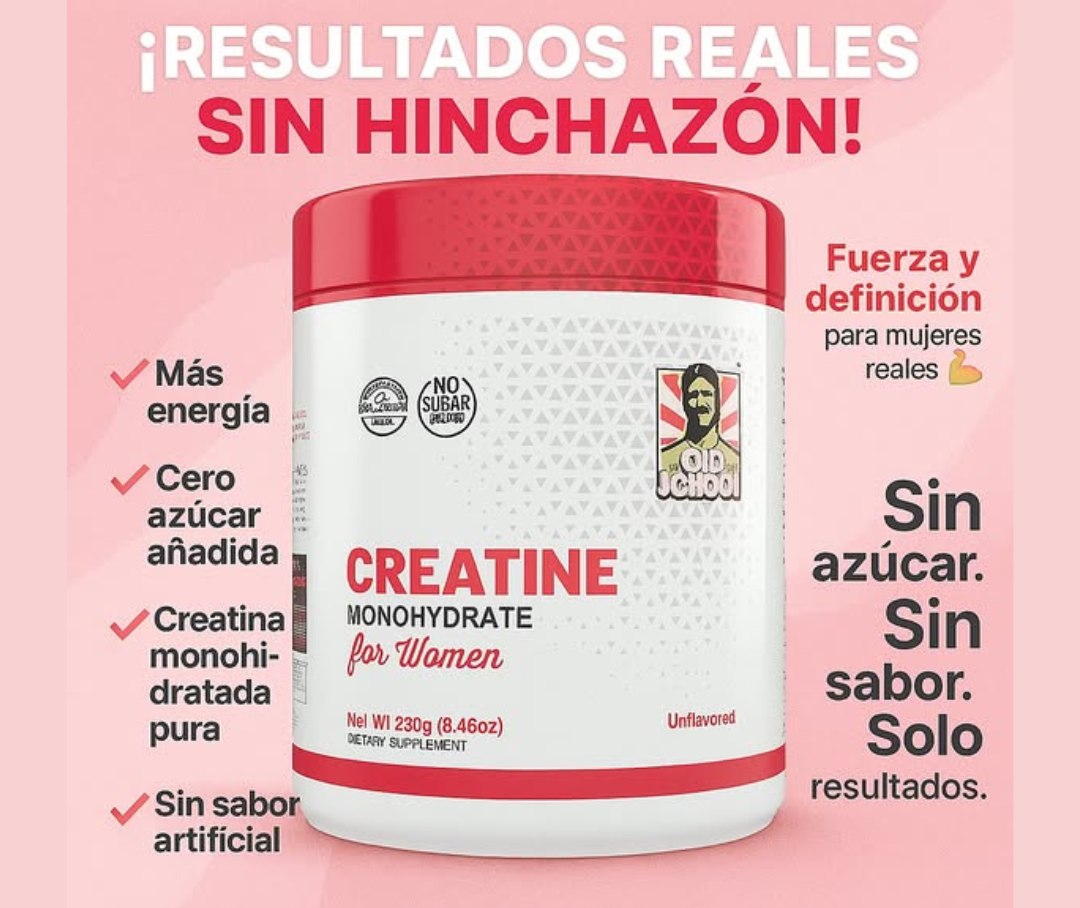 Old School Labs Creatina Monohidratada Mujeres