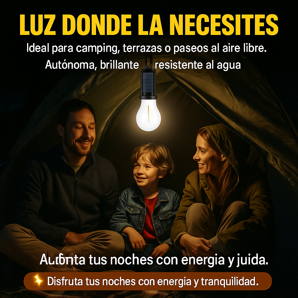 Ampolleta Solar "2x1 + 50% Off" ✅