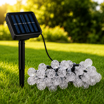 ✨ Guirnalda Solar LED 20 Luces Decorativas
