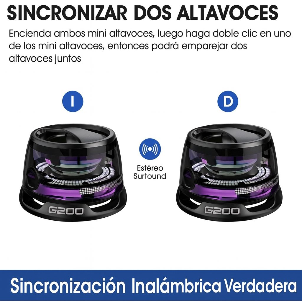 Altavoz Bluetooth magnético multifuncion