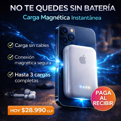 🔋 Battery Pack MagSafe 10000 mAh - Carga sin cables en segundos