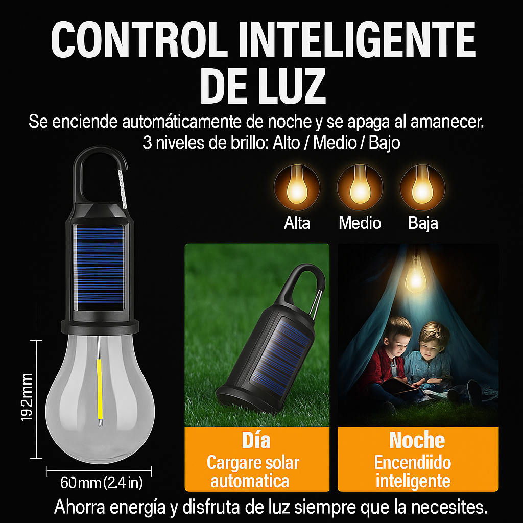 Ampolleta Solar "2x1 + 50% Off" ✅