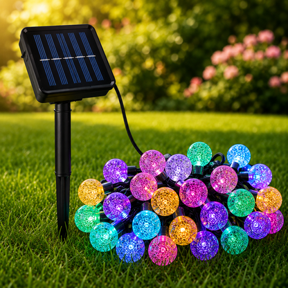 ✨ Guirnalda Solar LED 20 Luces Decorativas