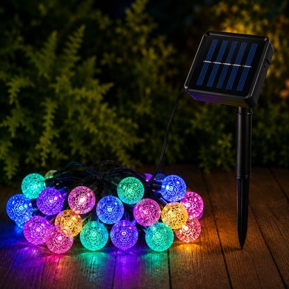 ✨ Guirnalda Solar LED 20 Luces Decorativas