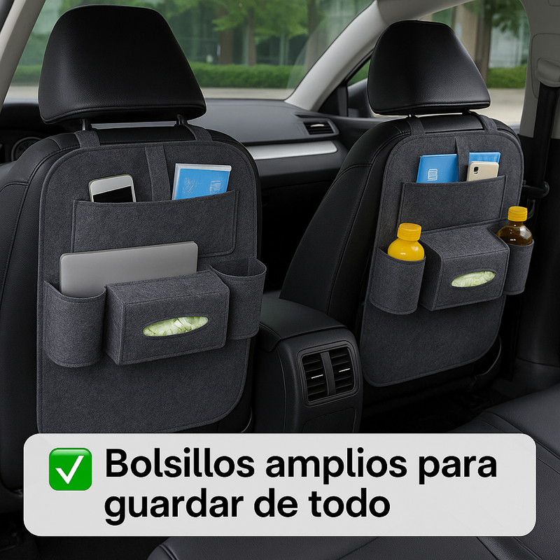 Organizador Para Auto Asiento 2x1