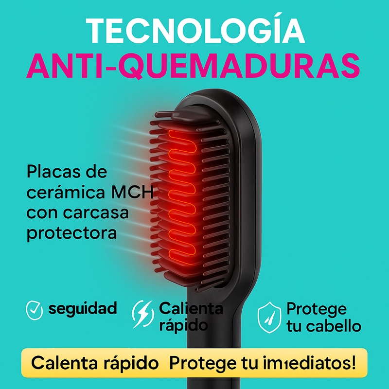 Cepillo Eléctrico Alisador ✅