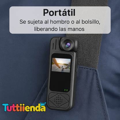 Videocámara Corporal 1080p Con Pantalla