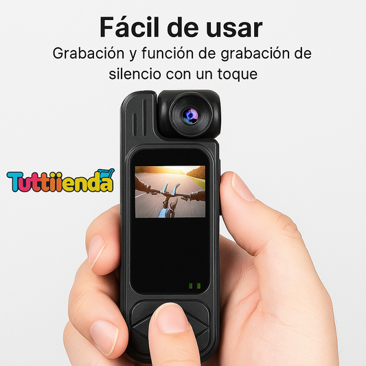 Videocámara Corporal 1080p Con Pantalla