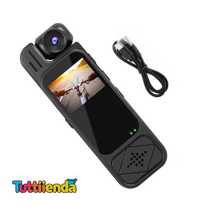 Videocámara Corporal 1080p Con Pantalla