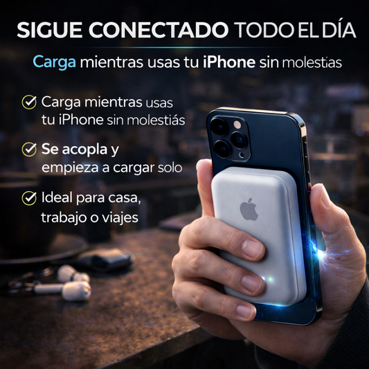 🔋 Battery Pack MagSafe 10000 mAh - Carga sin cables en segundos