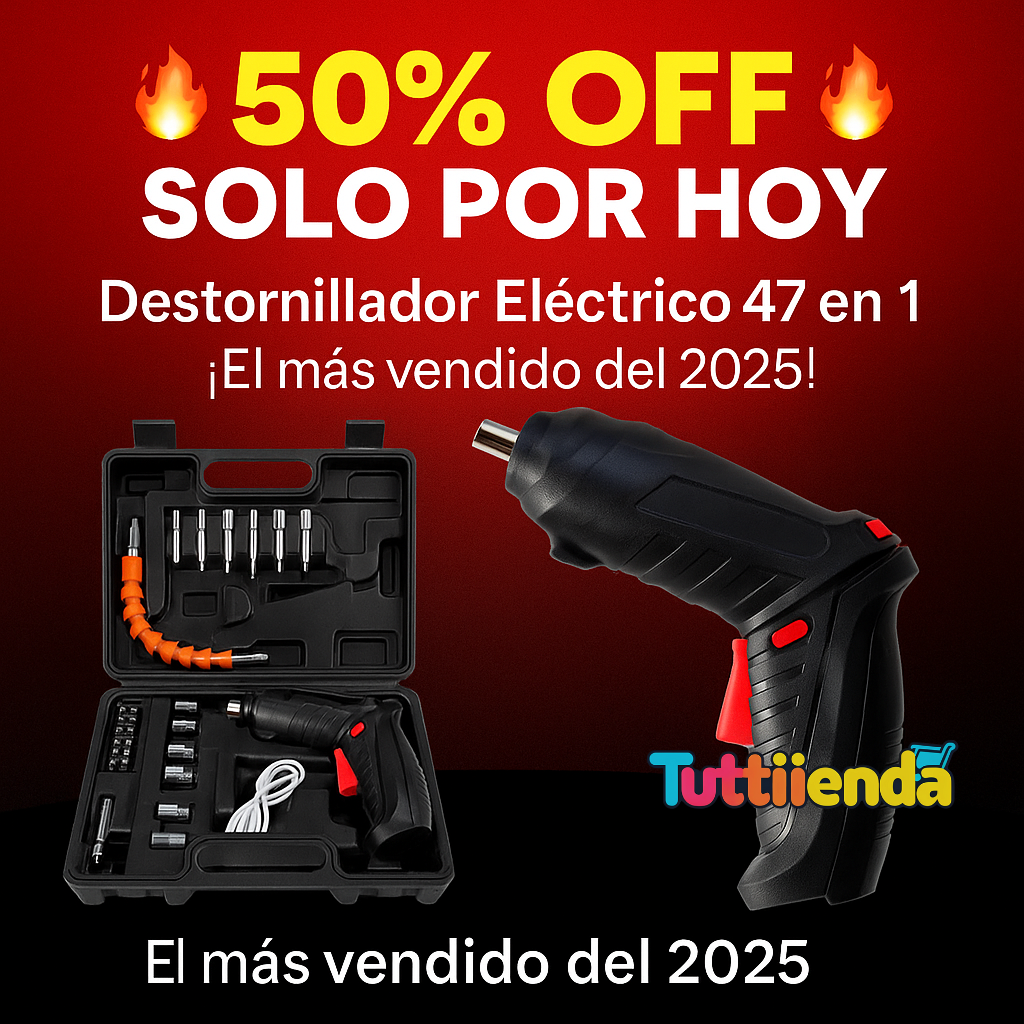 DESTORNILLADOR ELÉCTRICO INALAMBRICO
