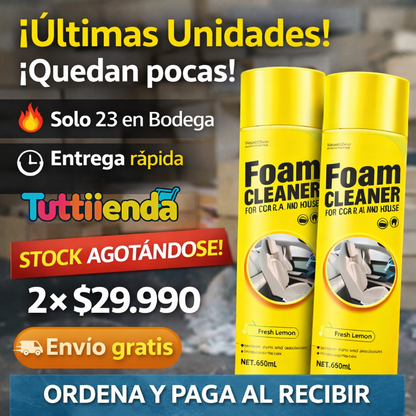 Oferta 2 x Limpiador Espuma Multiusos Foam Cleaner