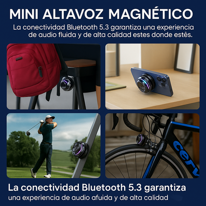Altavoz Bluetooth magnético multifuncion