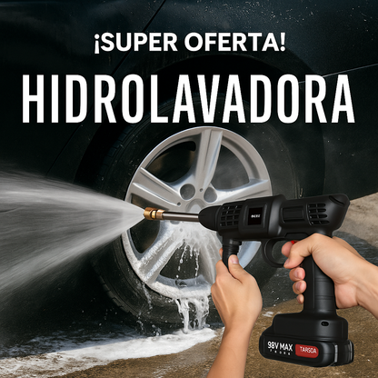 Hidrolavadora Portátil 98V con 2 Baterías Recargables