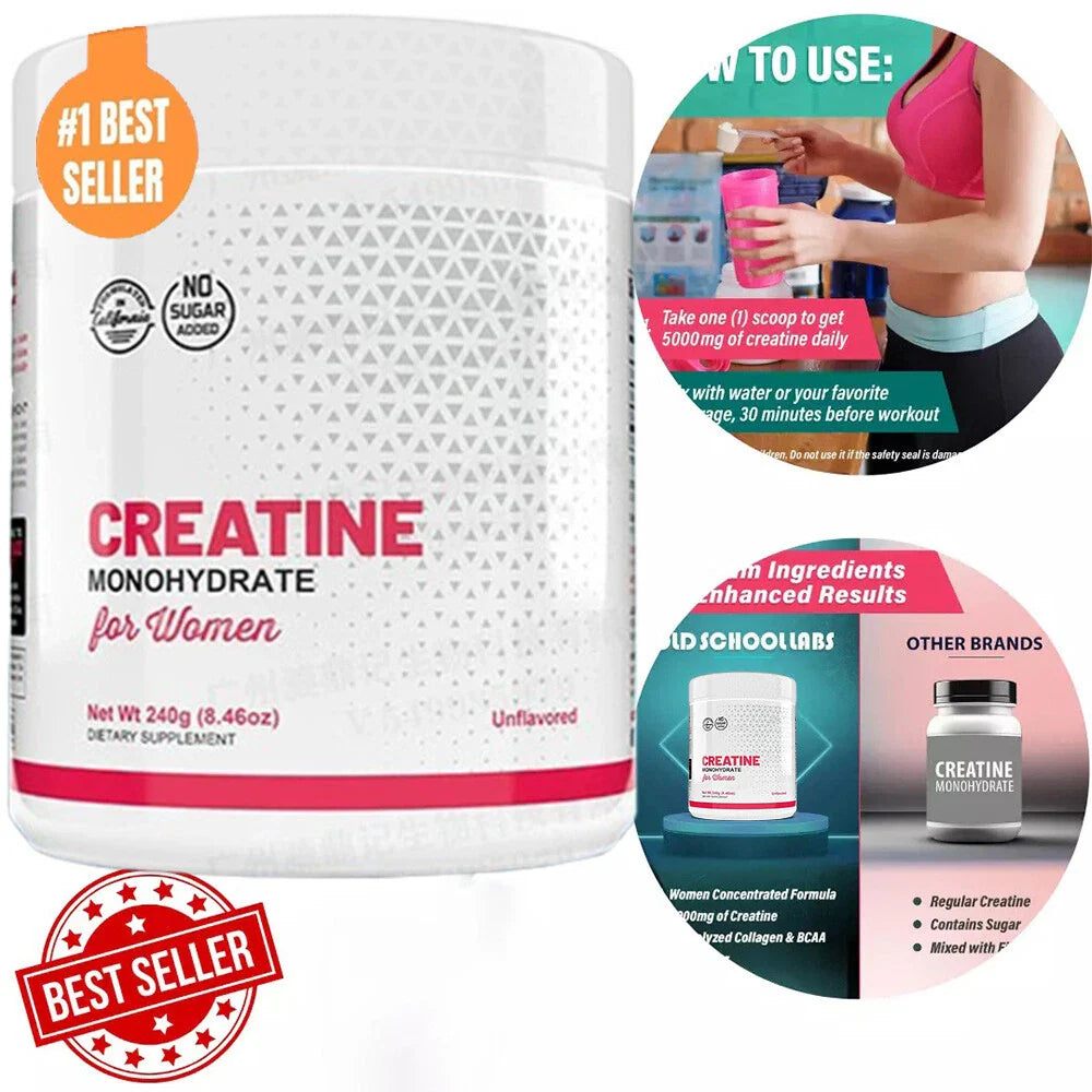 Old School Labs Creatina Monohidratada Mujeres